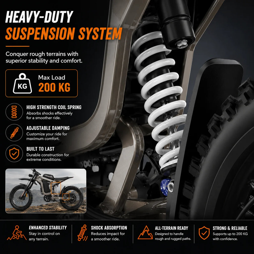 Electric Bike 72V 40AH Battery Ebike New 9000W Peak Electric Bicycle Off-road E Bike Adult Max96km/h Mountain Electric Dirt Bike