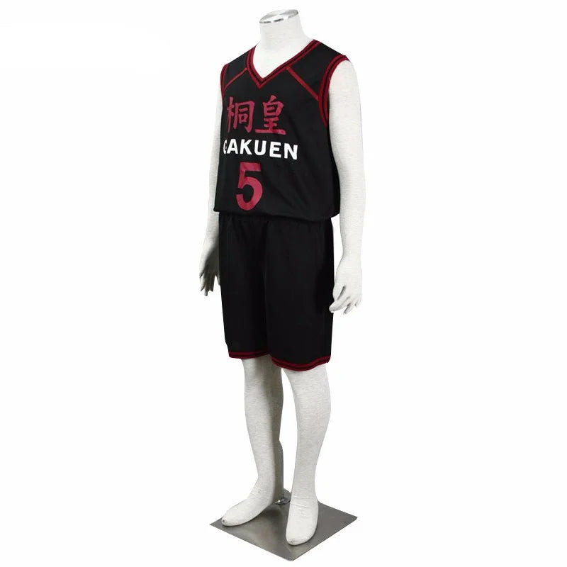 Anime Jersey Kuroko No Basuke Cosplay Costume Too Gakuen School Basketball Team Sport Outfit Aomine Daiki Jersey