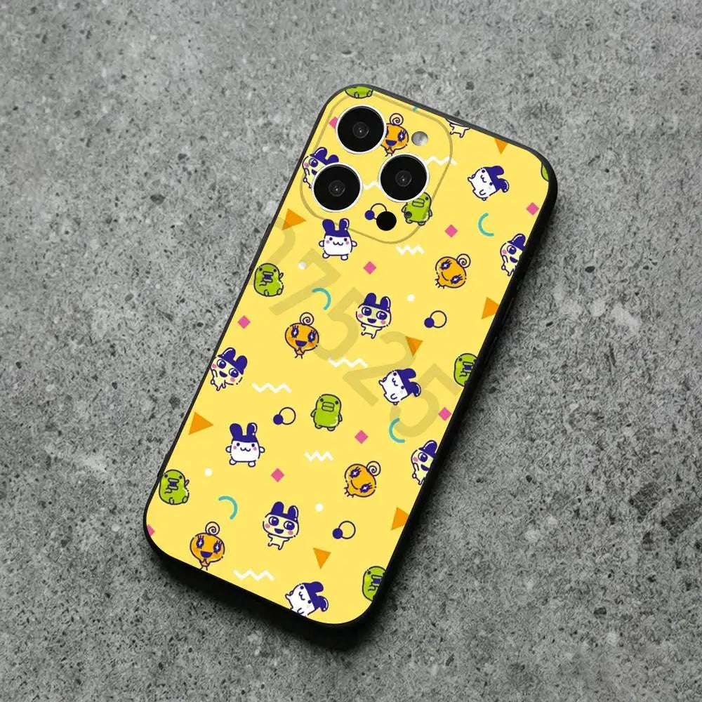 T-Tamagotchi M-Mametchi Phone Case for iPhone 17 Air 16 14 15 11 12 13 Pro Max 15 16 Plus 16E Shockproof Cover