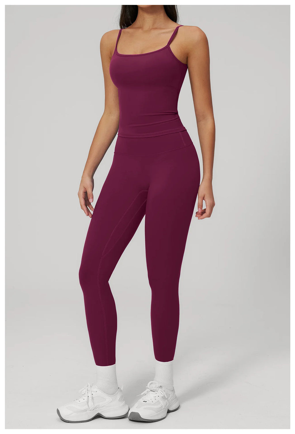 Yoga Set 2PCS Women Tracksuit Workout Outfits Sportswear Gym Clothing High Waist Leggings Fitness Bra Sports Suits Athletic Wear
