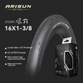 Chaoyang 16x1 3/8 Folding Bike Tire, R1 Lightweight Foldable Bicycle Outer Tire for Folding Bikes