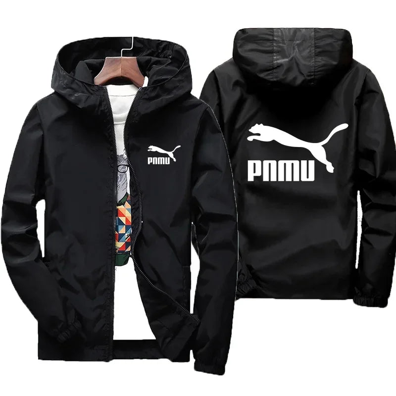 2026 New Men's Spring Autumn Windproof Sunscreen Coat Hooded Long Sleeve Thin Jacket Outdoor Fashion Trend Daily Outerwear