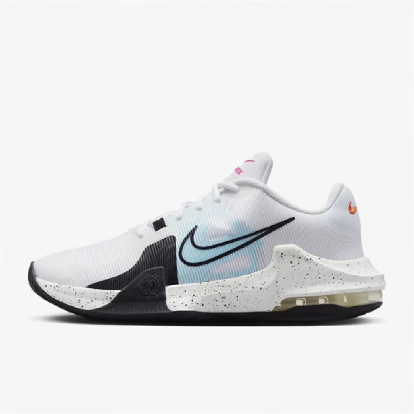 Nike Air Max Impact 4 Versatile Comfort Low-Top Basketball Shoes Men's White DM1124-010