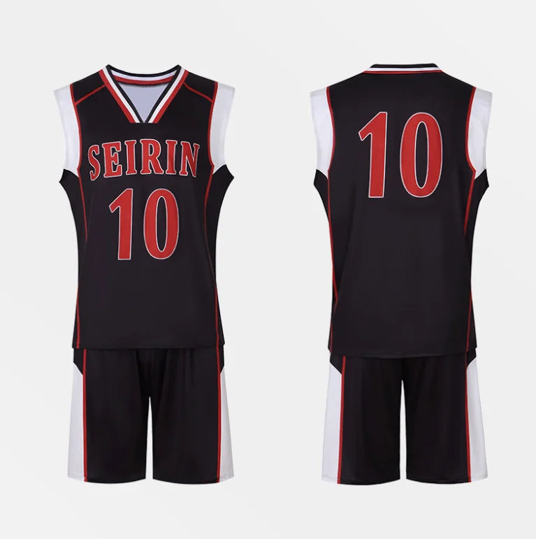Kuroko No Basuke Basketball Shutoku School Midorima Shintaro Uniform School Jersey Top Shorts Cosplay Costumes Men Sports Wear