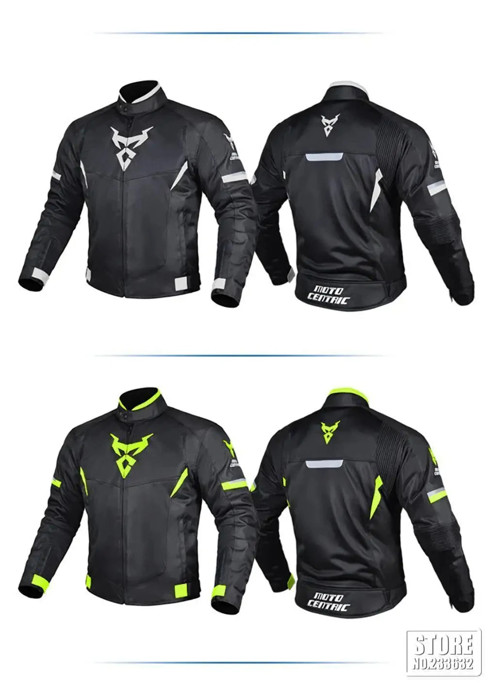 Motorcycle Jacket Protective Clothing Road Commuter Sports Off-Road Riding Clothing Reflective Breathable Durable Anti-Falling