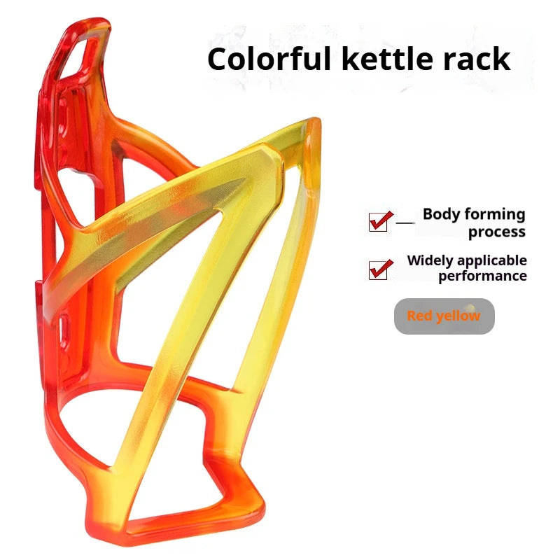 Mountain Bicycle Water Bottle Holder Gradually Changing Color Water Bottle Holder  PC Waterproof Bike Kettle Rack