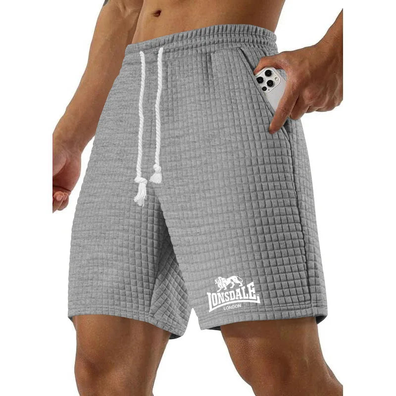 LONSDALE printed men's summer casual cool and breathable basketball shorts for outdoor sports and beach wear. Available in multi