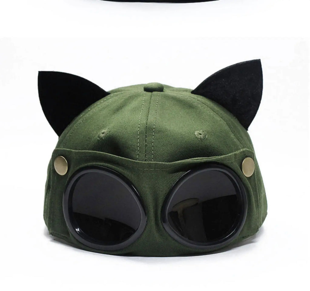 Aviator Hat Korean Adult/Child Version Personality Glasses Cap Sunglasses Sunshade Spring Summer Versatile Tide Baseball Cap