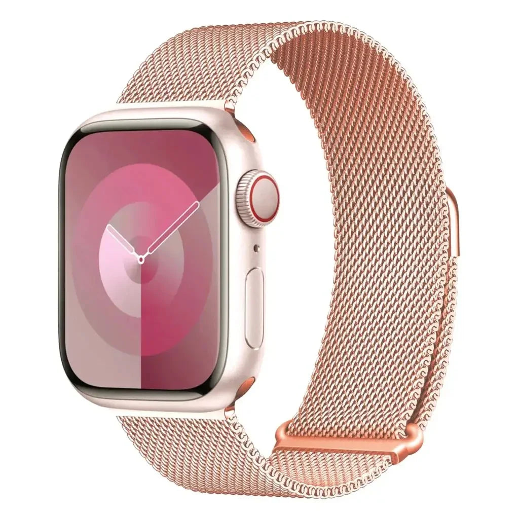 Milanese Loop for apple watch ultra 2 49mm band strap 44mm 45mm 40mm 41mm 38-42mm pride bracelet iwatch series 9 8 7 6 SE 5 4 3