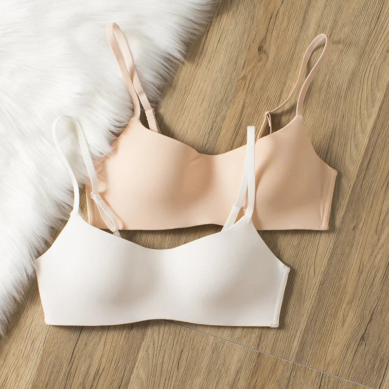 Seamless Bras For Women Small Chest Bralette 1/2 Cup Non-Wire Push-Up Bra Fixed Pad Soft Underwear Sexy Lingerie Intimates S-XL