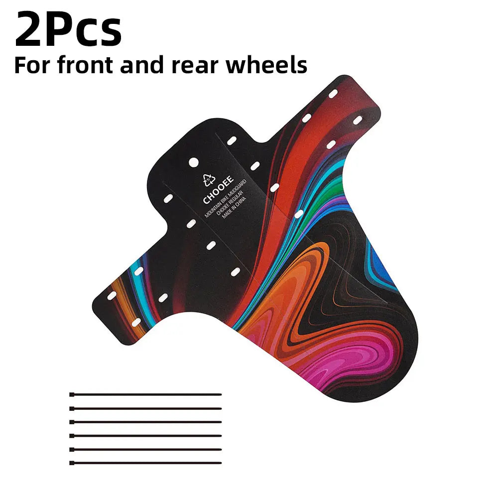 2Pcs Bicycle Fenders Front/Rear Tire Wheel Universal Mudguard MTB Road Bike Wings Fenders Cycling