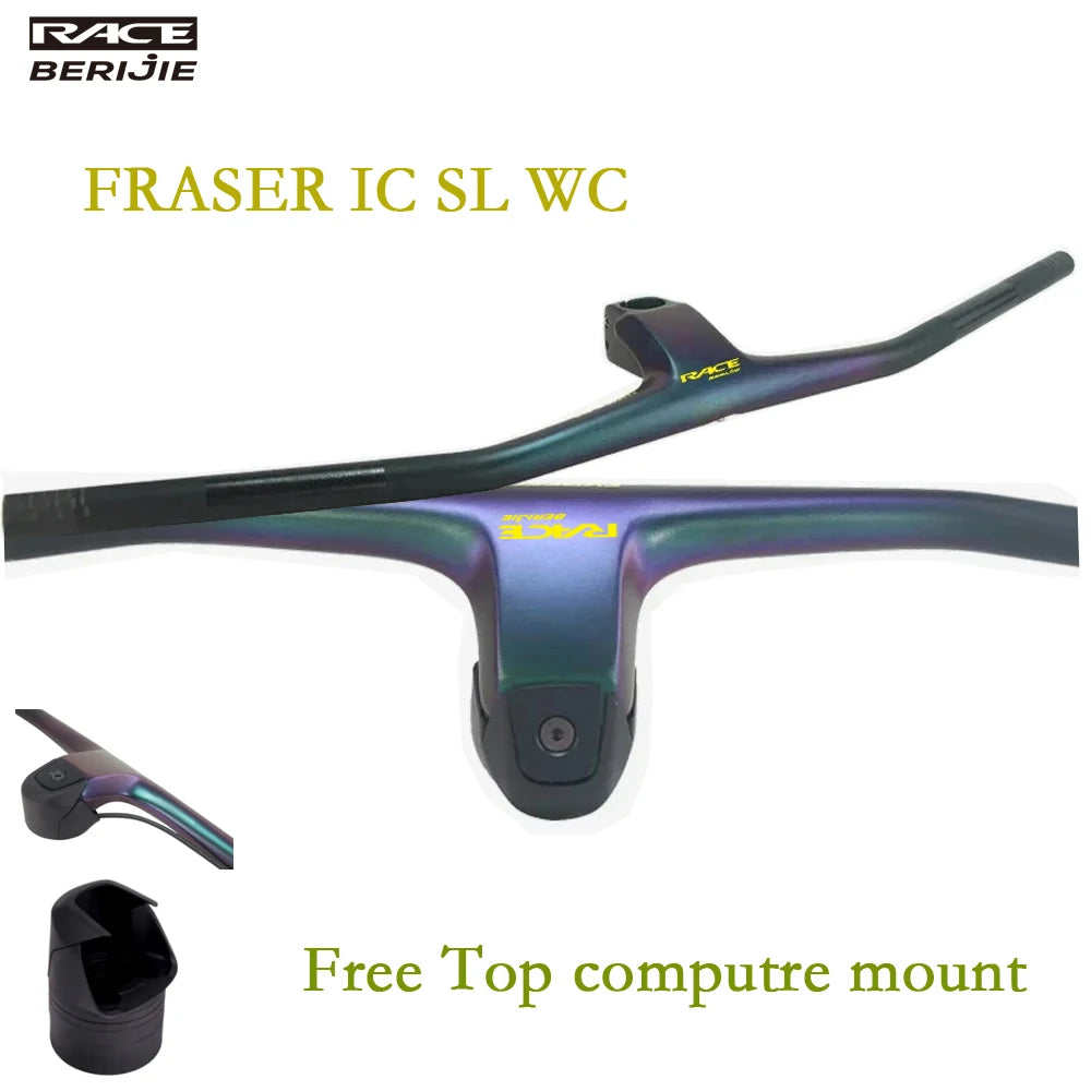RACE -20 Degrees MTB Handlebar Chameleon Color   FRASER IC SL WC For Sparks Frame Full Carbon Fibre Integrated Cockpit