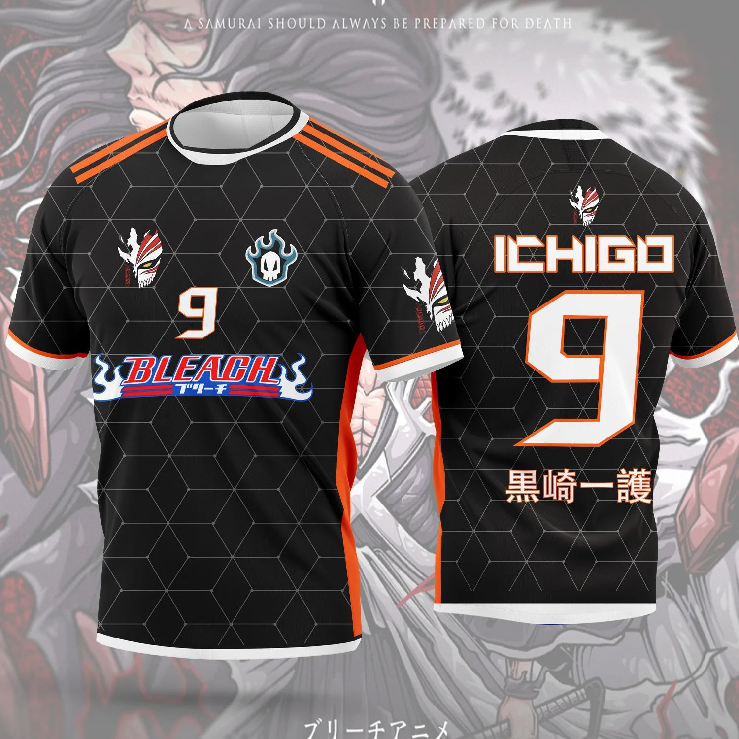 2026 New Arrival: Anime bleach  Jersey - Men's and Women's Casual Sports T-Shirt for Manga Lovers