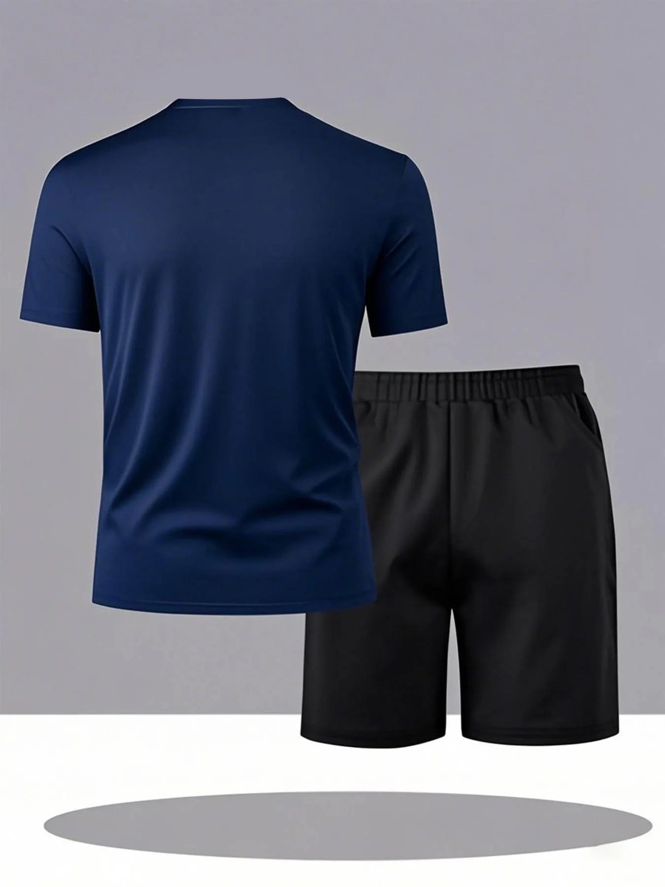 2026 Hot Selling Men's 2-Piece Tracksuit, Summer Short Sleeve T-Shirt and Shorts Set for Running Fitness Casual Outdoor