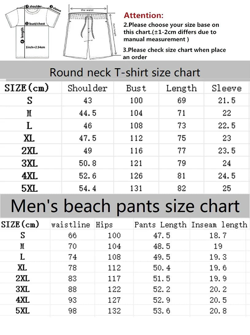 Hawaiian Men's Short Sleeve Shirt And Beach Shorts Set Beach Party Men's Shorts Summer Vacation Fashion Men's Casual Shirt