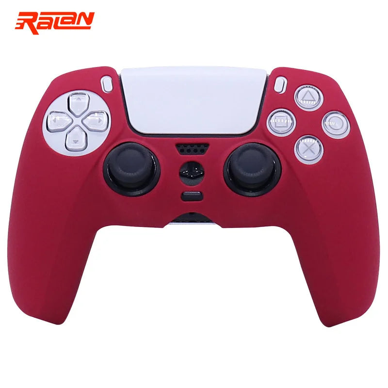 Soft Silicon Protective Case Cover For Playstation 5 Controller Skin Cases For PS5 Gamepad Controle Controller Games Accessories