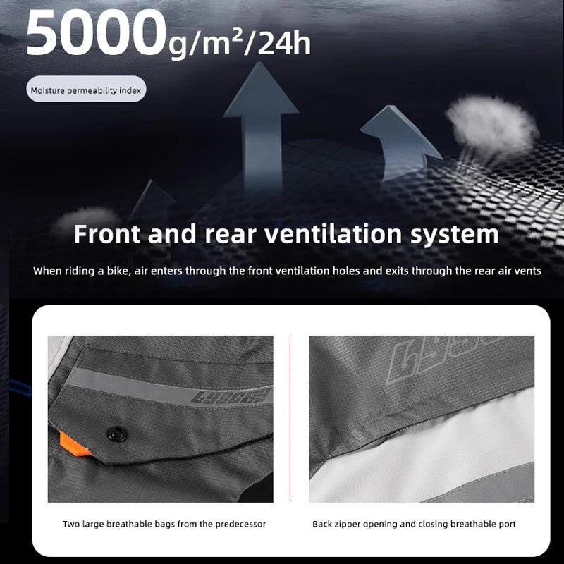 LYSCHY Motocross Jacket Pants Winter Warm Waterproof Motorcycle Riding Jacket Men Women Outdoor Off-Road Motorbike Rally Jacket