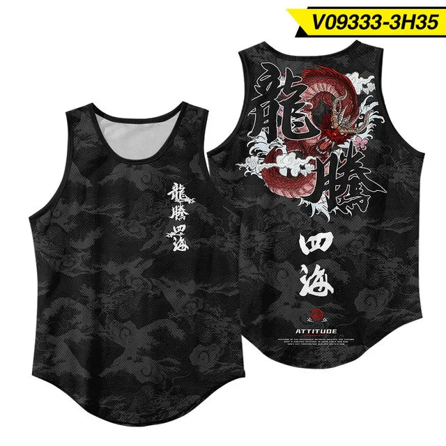 Anime Peak Costume Basketball Jersey Cosplay Uniform Vest Singlet Shirt Sleeveless Set Tank Tops