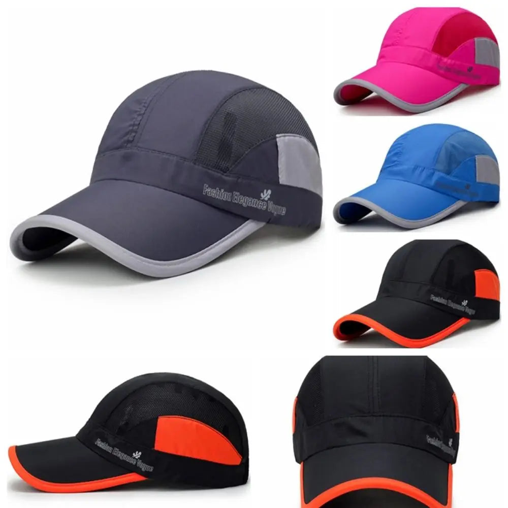Fashion Adjustable Baseball Cap Quick Drying Breathable Golf Cap Sun Protection Sun Shade Fishing Hat Summer