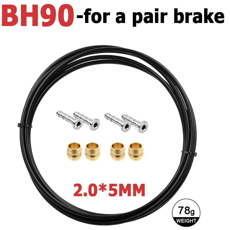 BH59 BH90 Hydraulic Disc Brake Hose 3M Bicycle Brake Cable Olive Set for Shimano DEORE XT SLX XTR MT200 M395 M375 MTB Parts