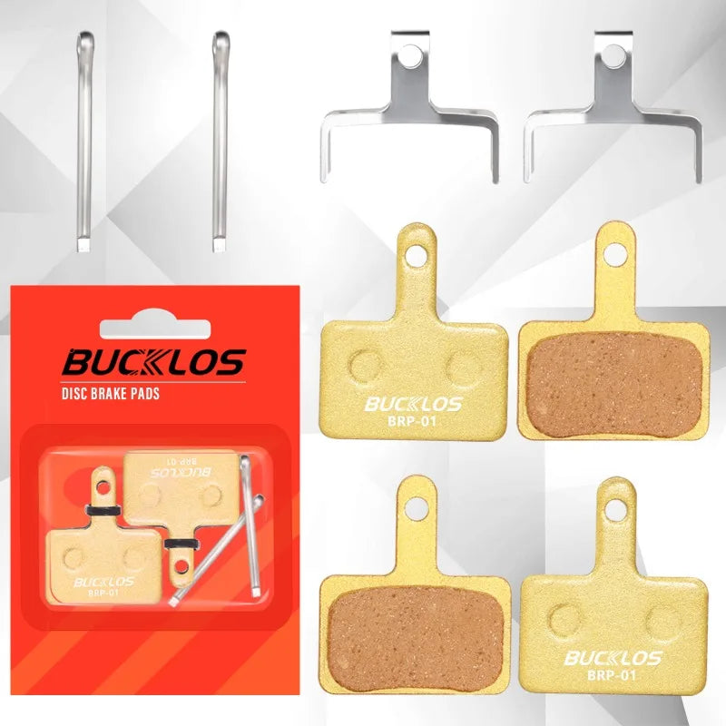 BUCKLOS Bicycle Brake Pads Mountain Road Bike Disc Brake Pads for SHIMANO B01S B03S B05S MT200 MT400 1/2/4/10 Pair Bicycle Parts