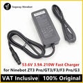 EU Stock Original 210W 53.6V 3.9A Fast Charger for Ninebot by Segway ZT3 Pro/GT3/F3/F3 Pro/G3 Electric Scooter Power Adapter