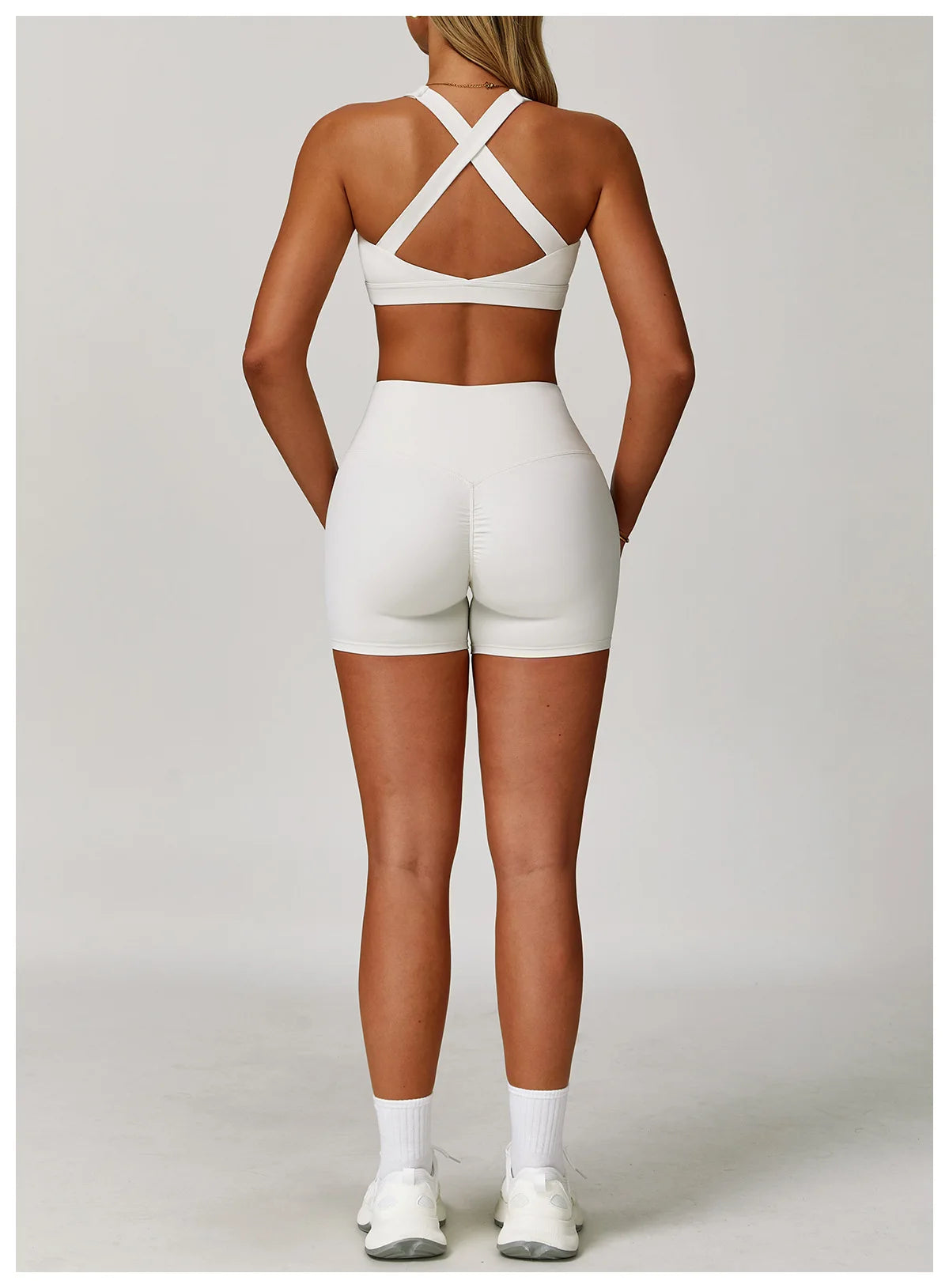 Women's Tracksuit 2PCS Fitness Suit Yoga Sets Sportswear Workout Sports Bra High Waist Leggings Gym Clothing Push Up Sports Suit