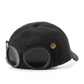 Summer Personality Baseball Cap Aviator Hat with Sunglasses Unisex Outdoor Sports Cap