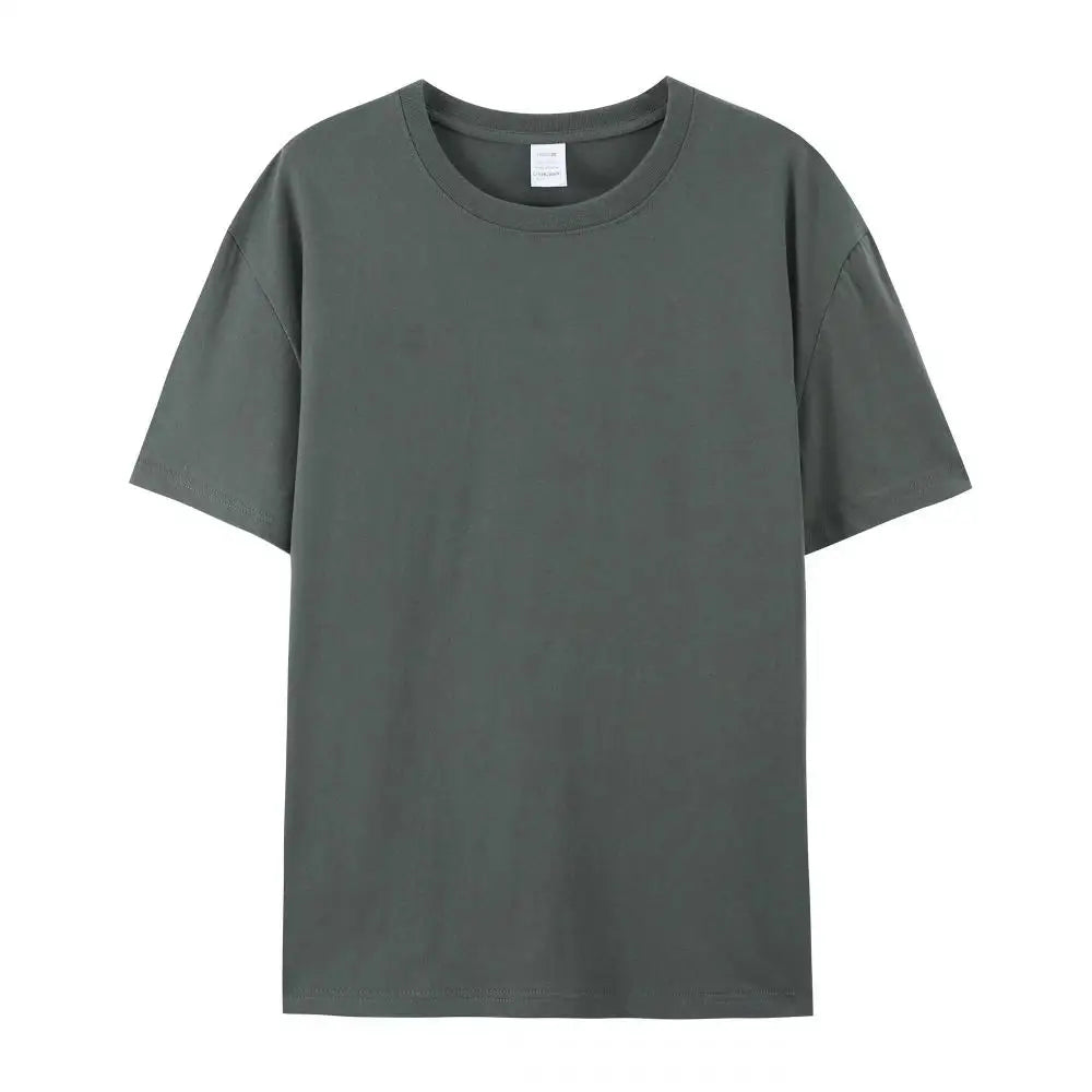 100% Cotton White Tshirt Unisex High Quality Round Neck T Shirt Men Herren T-shirt Uomo Tee Shirt Homme Coton Franela De Algodon