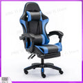 Gaming Chair Ergonomic Racing Style Computer Chair with Adjustable Height Reclining Backrest 360° Swivel PU Leather Seat for