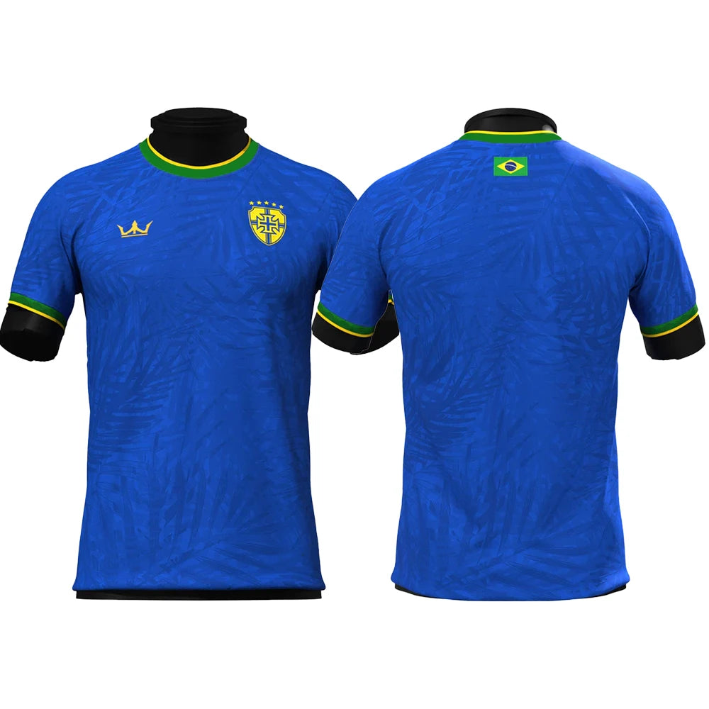 2024 Hot Selling Brazil Limited Edition Mens Football Shirt Youth Kids Training Soccer Short Sleeve Uniform Breathable Jersey