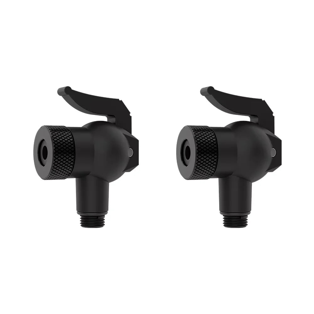 4-in-1 Bicycle Air Nozzle Adapter Inflator Valve fits Presta Schrader Clik Dunlop Connector Snap-lock Quick Connect Pump Nozzle