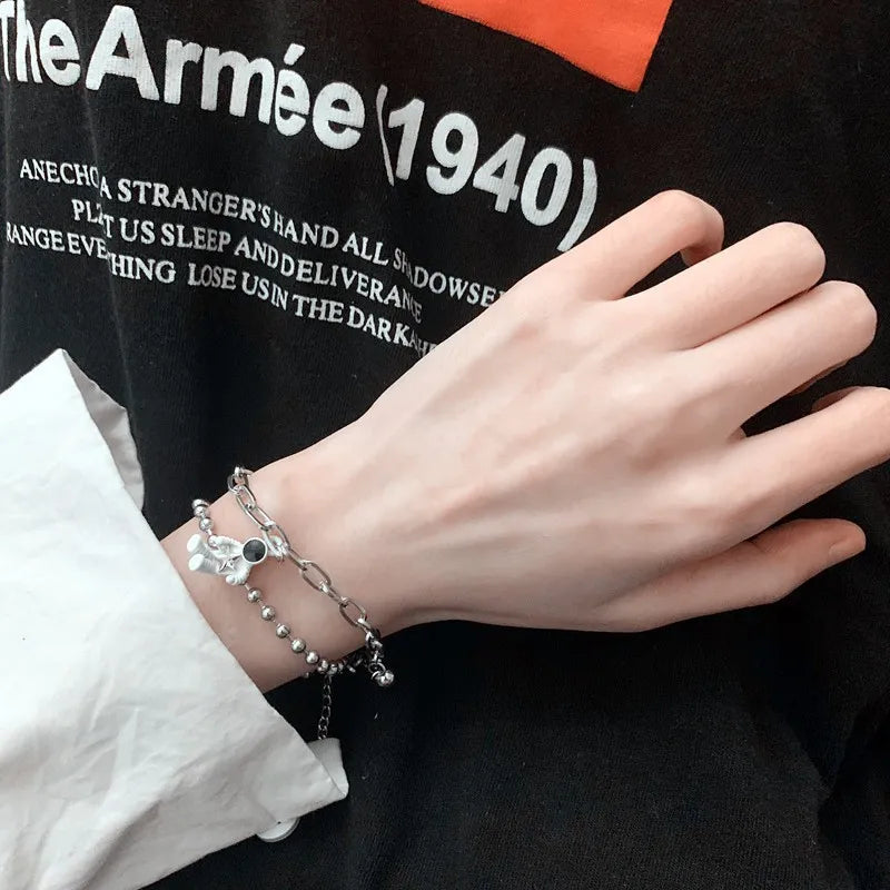 Zinc Alloy Bracelet Sparkling Zircon Flower Bracelet Handmade Bracelet Alloy For Daily Wear Fashion Accessory Party