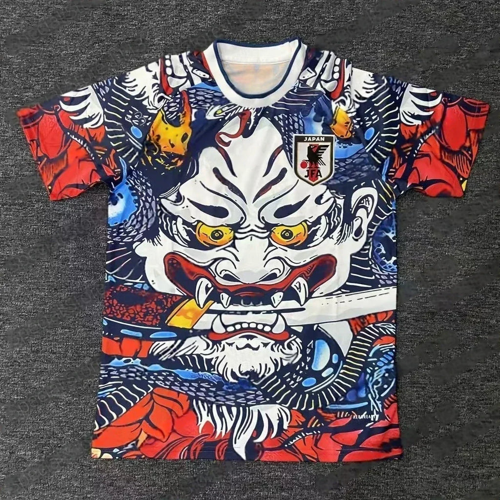 2025 Japanese Football Set Anime Style Fan Player Edition Polyester Breathable Quick-drying T-shirt for Casual Sports Unisex Top