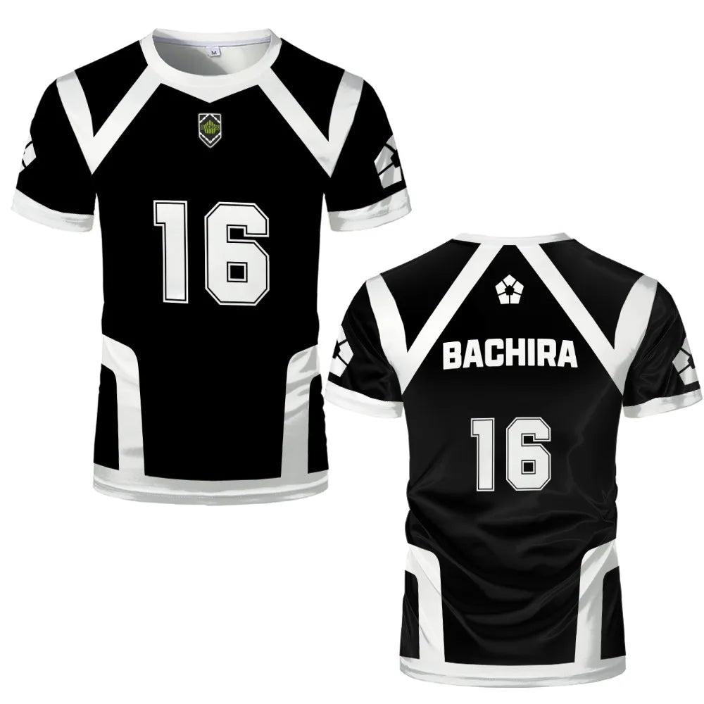 Japanese Anime Blue Lock Season 2 New Isagi Football Jersey T-shirts Cosplay Hyoma Chigiri Meguru Bachira Tees Children Clothes