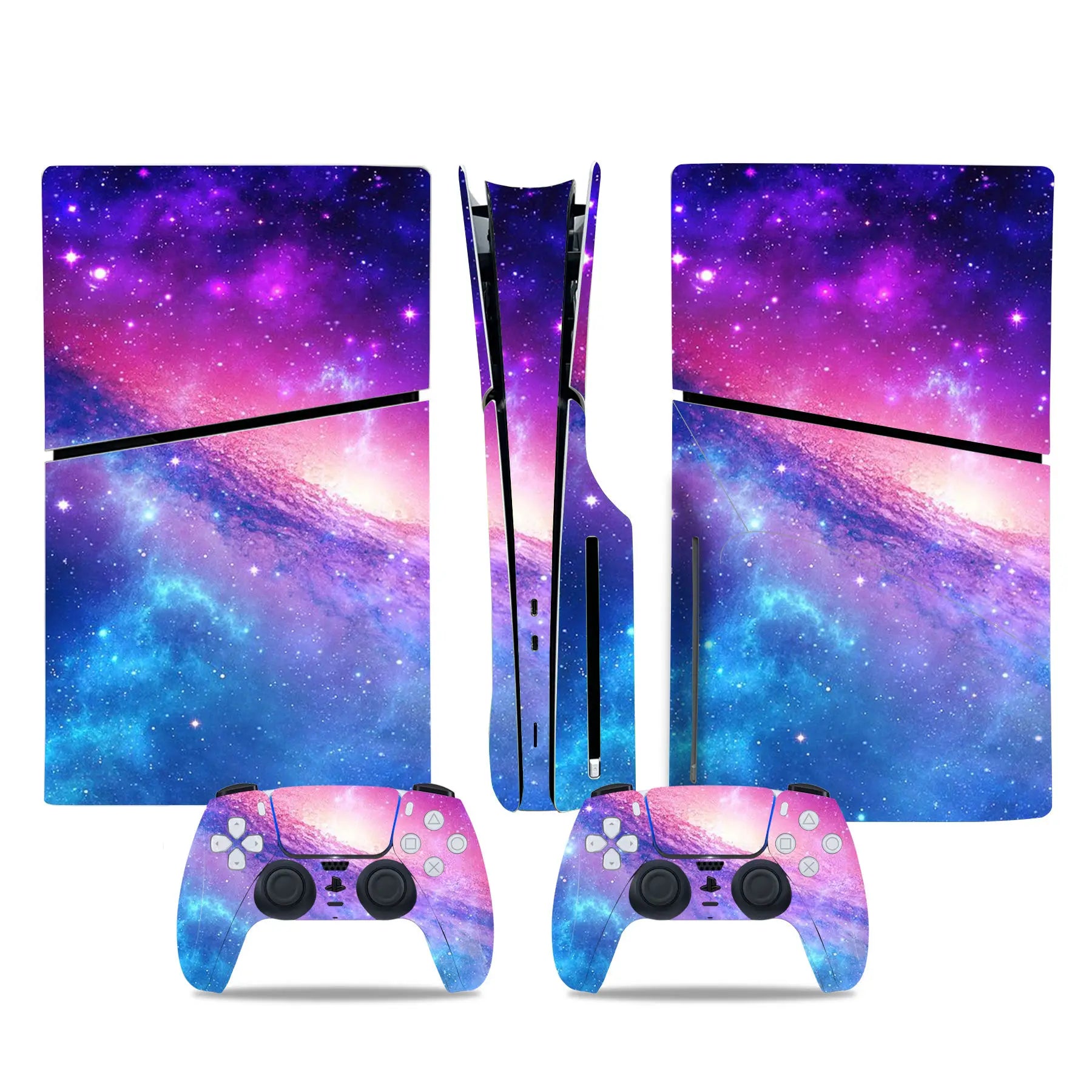 Decal Sticker for PS5 Slim Disc Skin Wrap for PS5 Slim Disc Full Protective Cover Console Skin for PS5 Slim