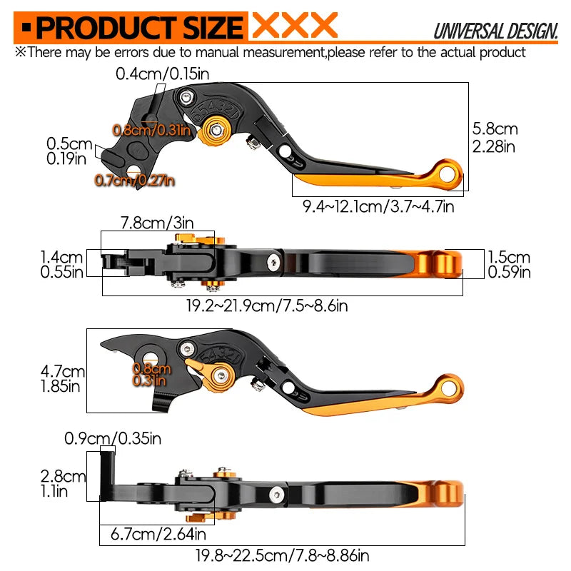 For DUKE 390/250/200/125 Duke390 2010-2024 2023 duke Motorcycle Accessories Brake Lever Clutch Lever Set Folding Handle Levers