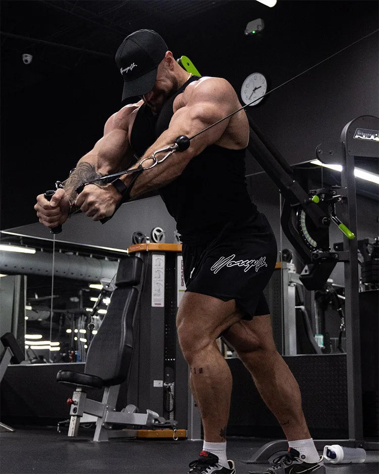 Trend Men's Mesh Beach Swim Casual Shorts Man Quick Dry Loose Basketball Jogger Short Pants Gym Fitness Sport Running Sweatpants