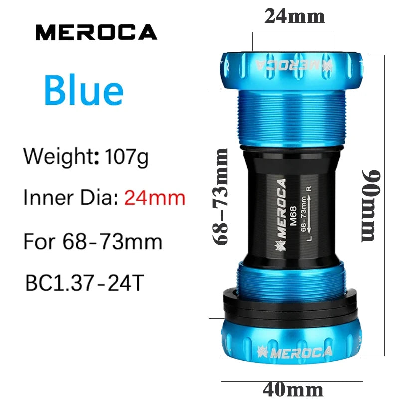 BB68 Bottom Bracket Bicycle BB 68mm 73mm Bottom Bracket Bsa 24mm Bottom Bracket 68 for Mtb Mountain Bike