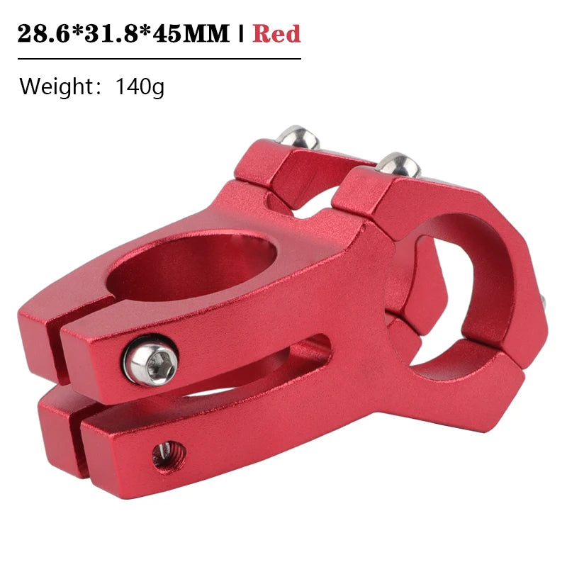 SHIKRA SK09 Stem Mtb Table Power Bicycle Road Short Power Mountain Bike Handlebar Stem 31.8*45MM 25.4*35MM Riser Handle Cycling