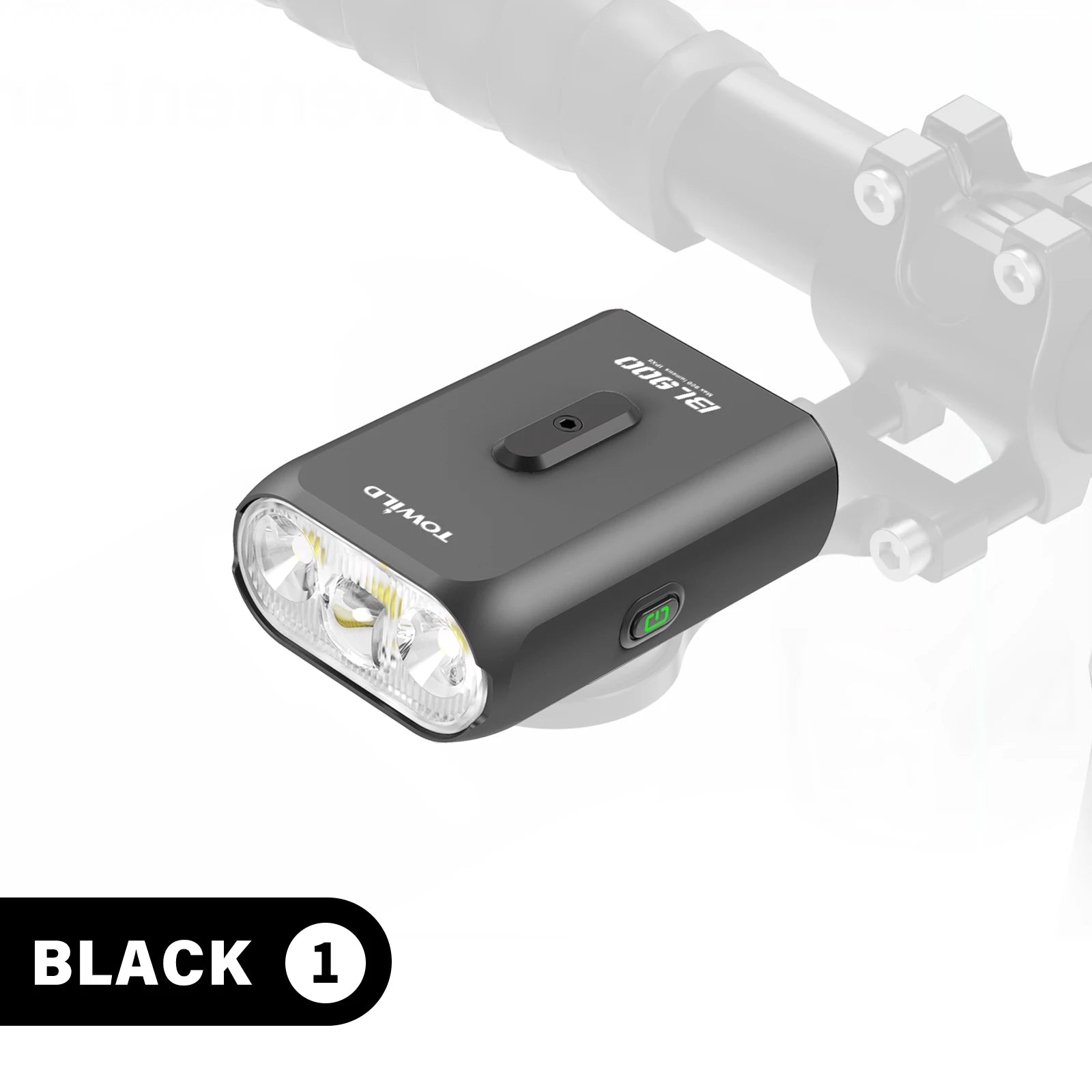 TOWILD BL900 Dual Mounted Bicycle Lights With Focus/Flood Beam 1100LM Rechargeable Bike Light Daytime Safety Night illumination
