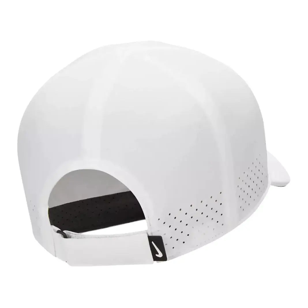Nike Baseball Cap Color Blocking Design, Breathable Holes, Mesh Surface, Comfortable, Duckbill Cap, Men and Women, White, FB5598