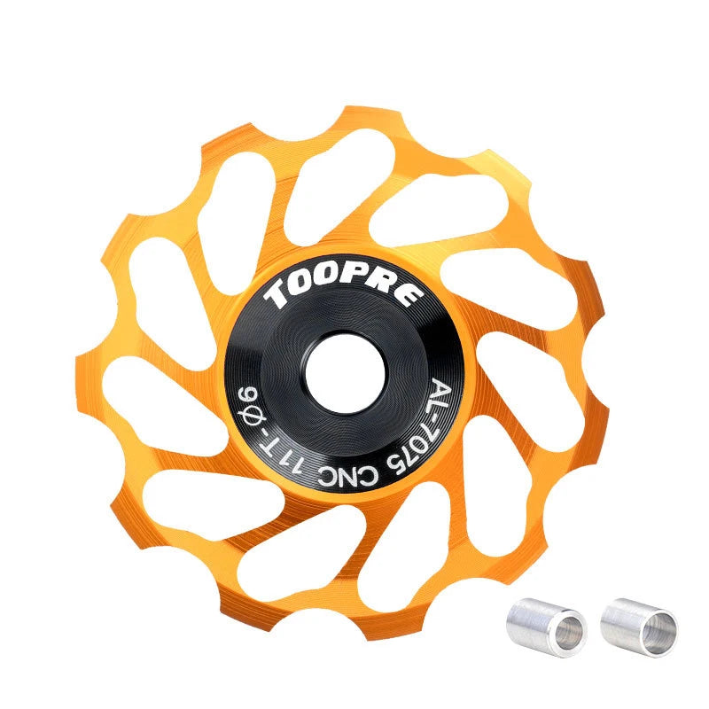 TOOPRE 11T MTB Rear Derailleur Jockey Wheel Ceramic Bearing Pulley Road Bike Jockey Rear Derailleur Repair Kit