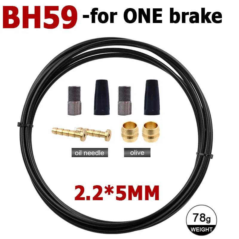 BH59 BH90 Hydraulic Disc Brake Hose 3M Bicycle Brake Cable Olive Set for Shimano DEORE XT SLX XTR MT200 M395 M375 MTB Parts