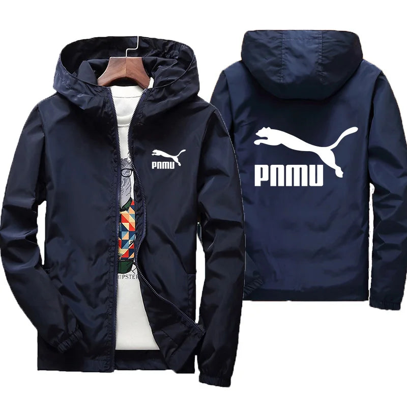 2026 New Men's Spring Autumn Windproof Sunscreen Coat Hooded Long Sleeve Thin Jacket Outdoor Fashion Trend Daily Outerwear