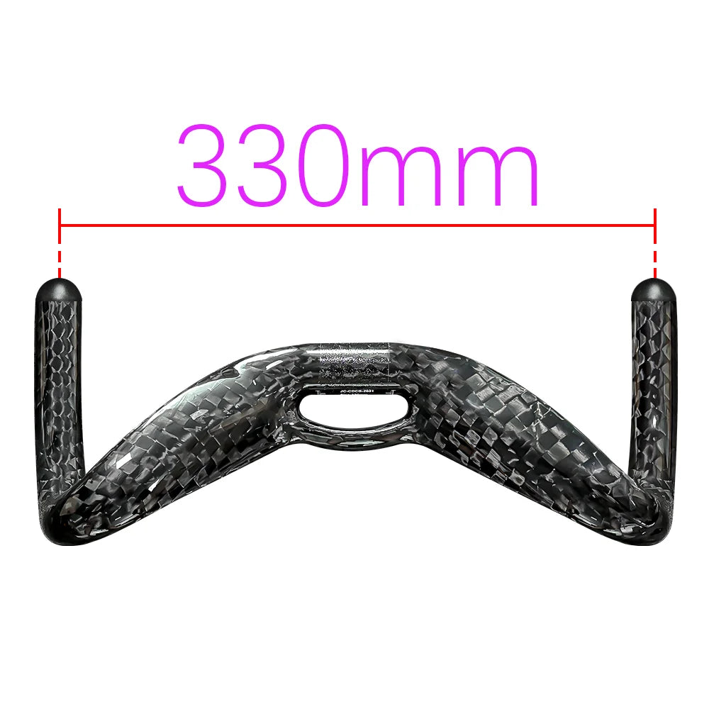 Applicable2027 UCI Carbon Fiber Cycling Track Handle Sprint Match Bicycle Handlebar TT Bike Handle Fixed 12K Shiny 31.8mm sports