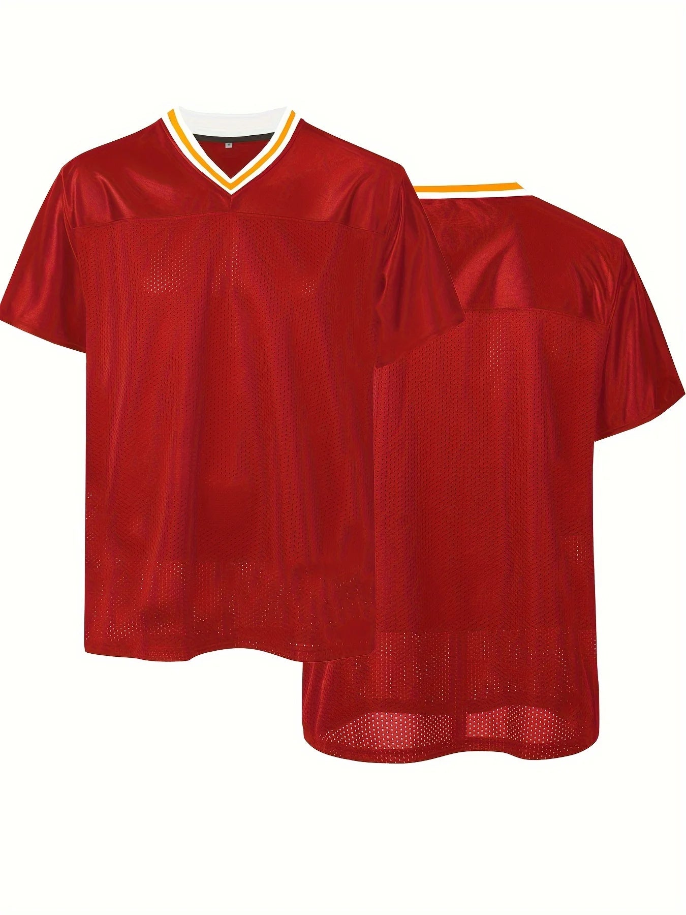 Blank Football Jersey,Sports T-Shirt Hip Hop Jersey for Party