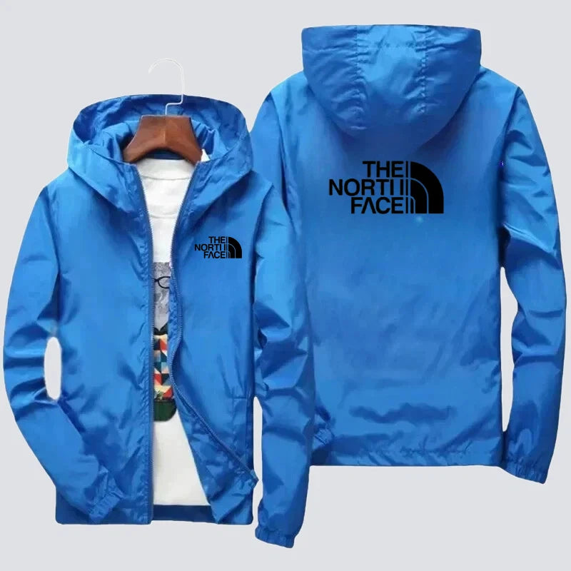 Men Four Seasons Lightweight Hooded Jacket Multi Size Color Casual Loose Outdoor Breathable Fashion Basic Coat for Daily Jackets