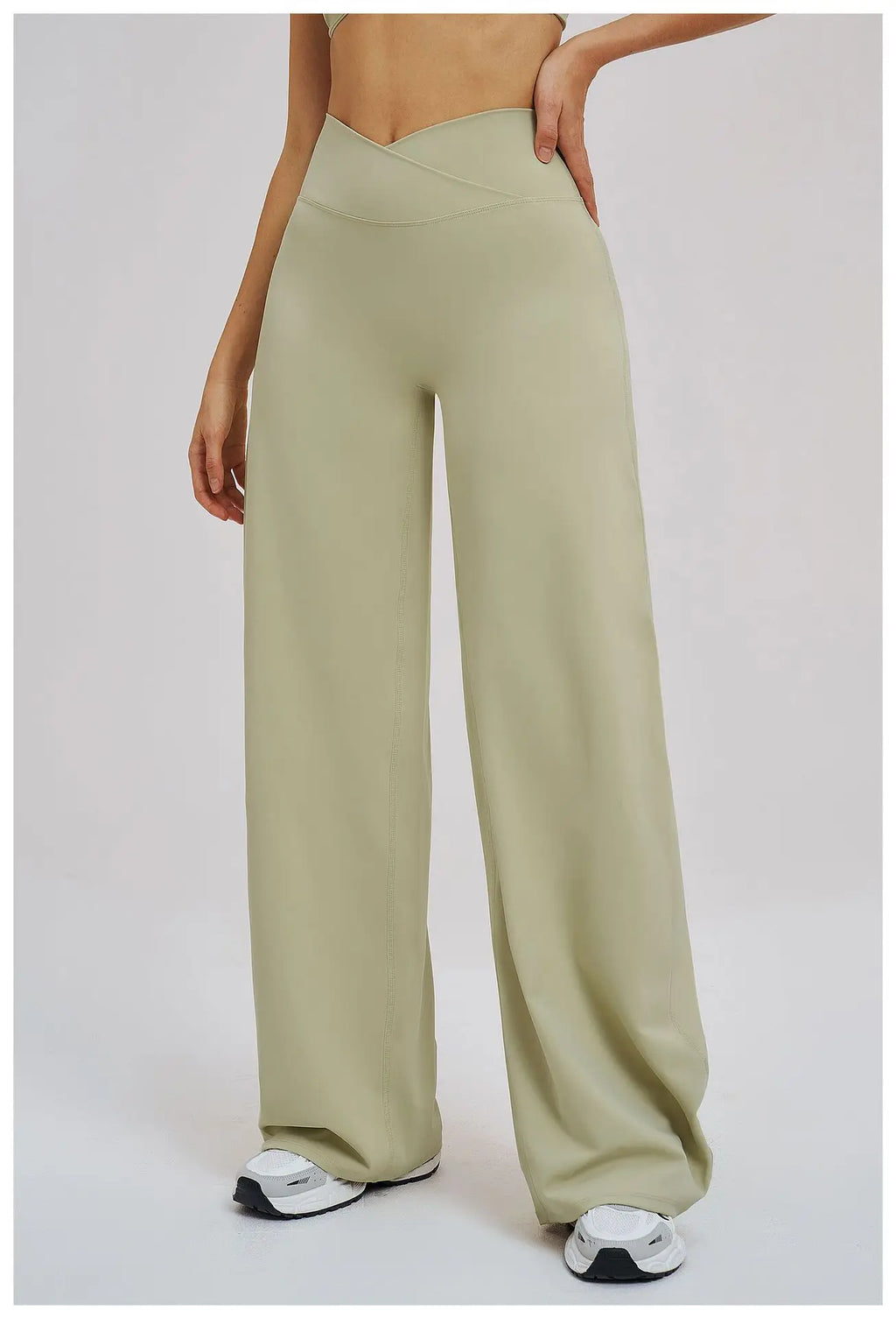 Yoga Flared Pants Women Sexy High Waist Wide Leg Pants Gym Fitness Bell Bottom Trousers Sports Flared Pants Latin Dance Trousers