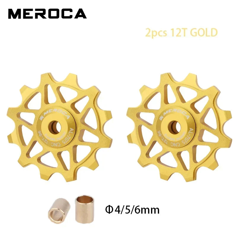12 14T Road Bike Ceramic Bearing Pulley 8V 9V 10V 11v Rear Derailleur Guide Wheel for Sram Shimano Mountain Bike Derailleur